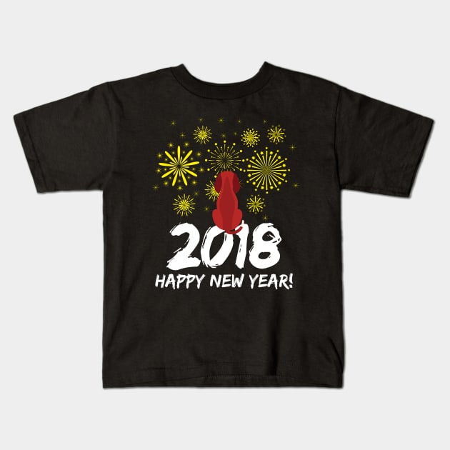 2018 Happy New Year t shirt Kids T-Shirt by worshiptee